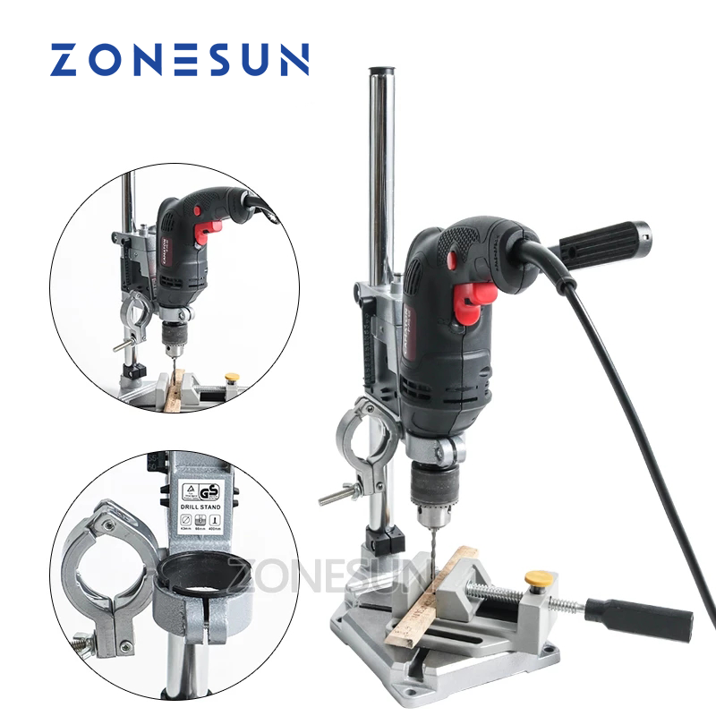Woodworking Clamp - ZONESUN Supporto fisso per trapano elettrico