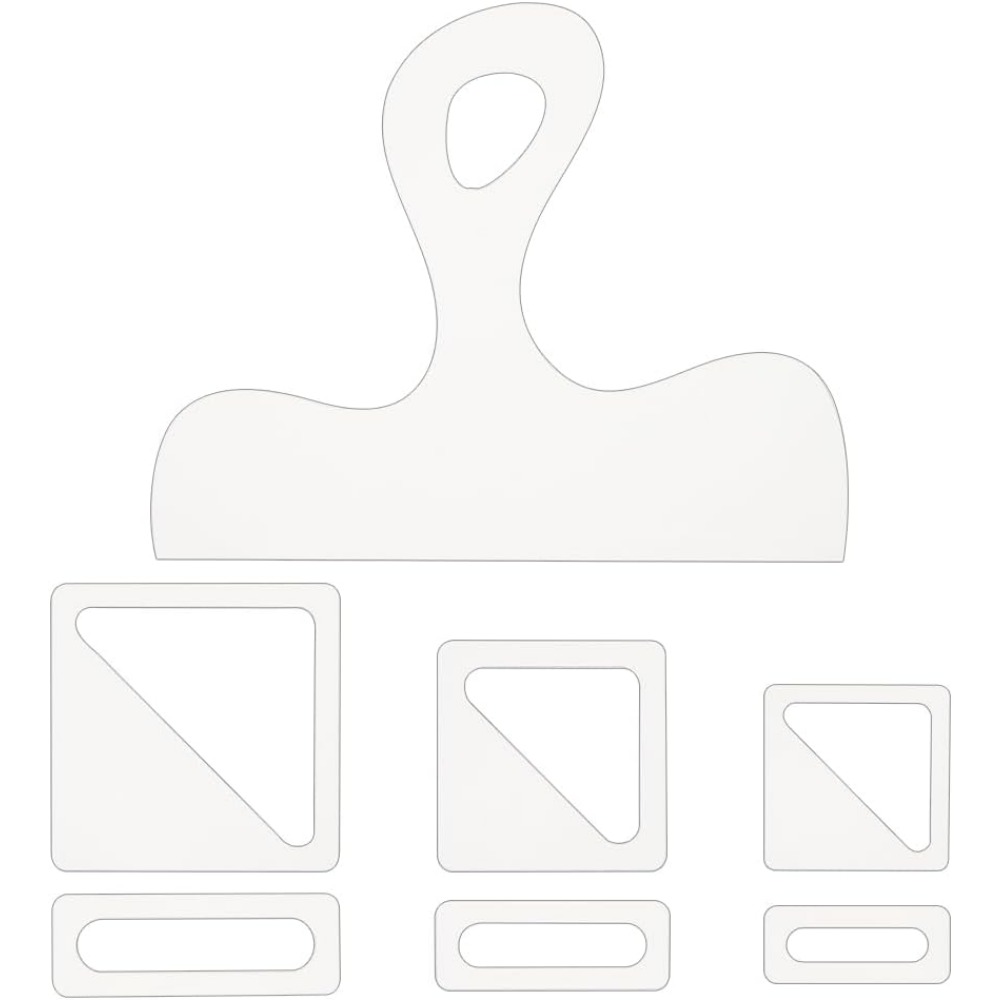 Woodworking Templates - 7 pezzi modello di salumi manico