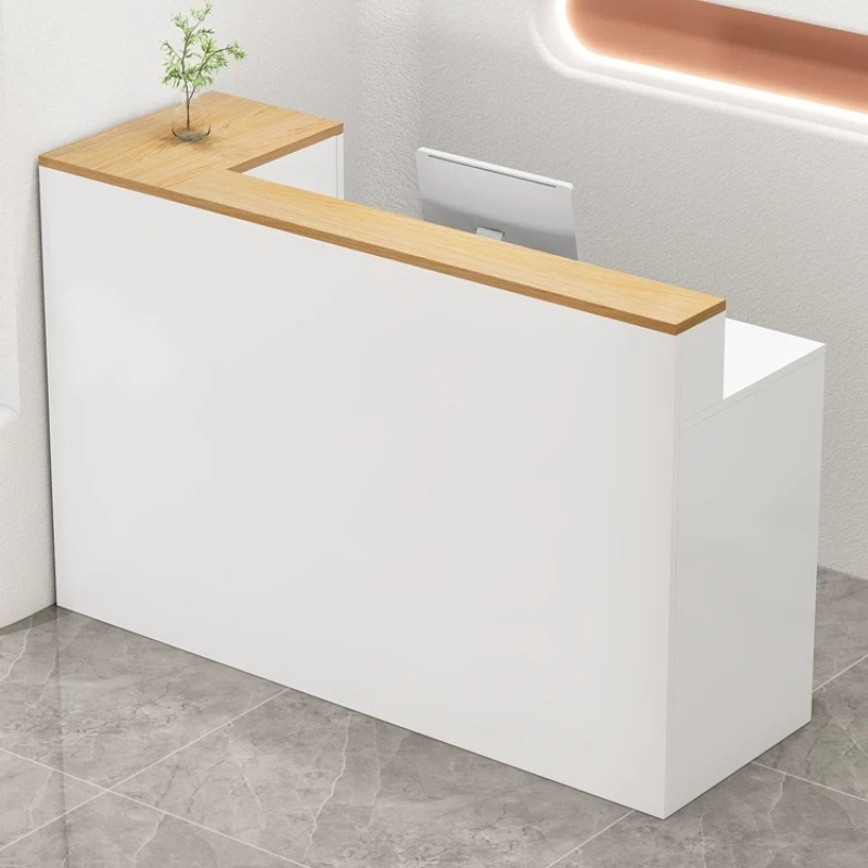Woodworking Institute - Elegante Scrivania Reception Moderna di Lusso,