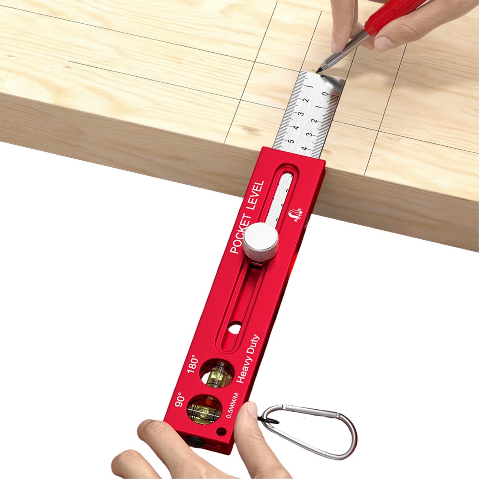 Woodworking Templates - Strumenti di Misurazione per Falegnameria, Righello