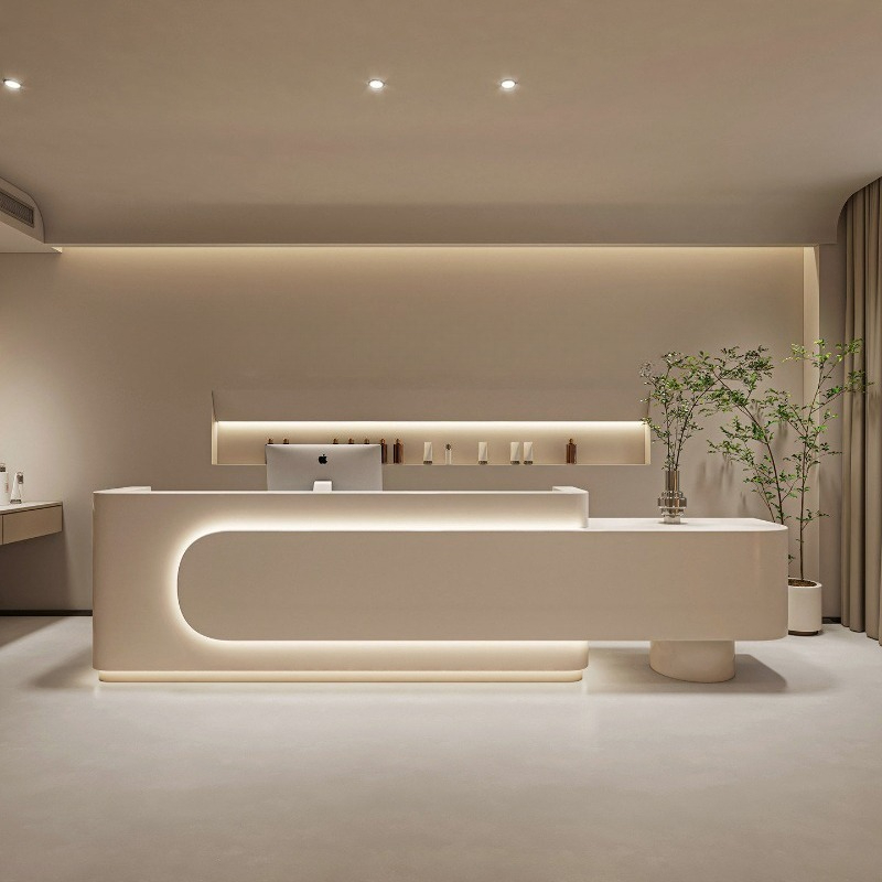 Woodworking Institute - Bancone Reception Moderno di Lusso per
