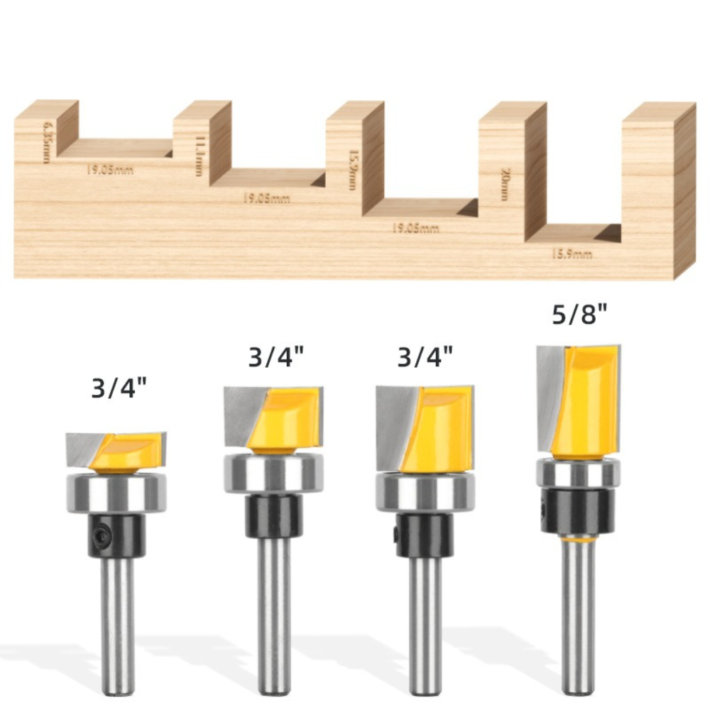 Fresa a filo con cuscinetto e  - Woodworking Templates recensione e prezzo